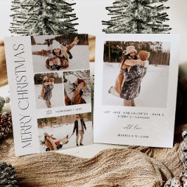 Modern Julkort med foto | Julkort Inbjudningar