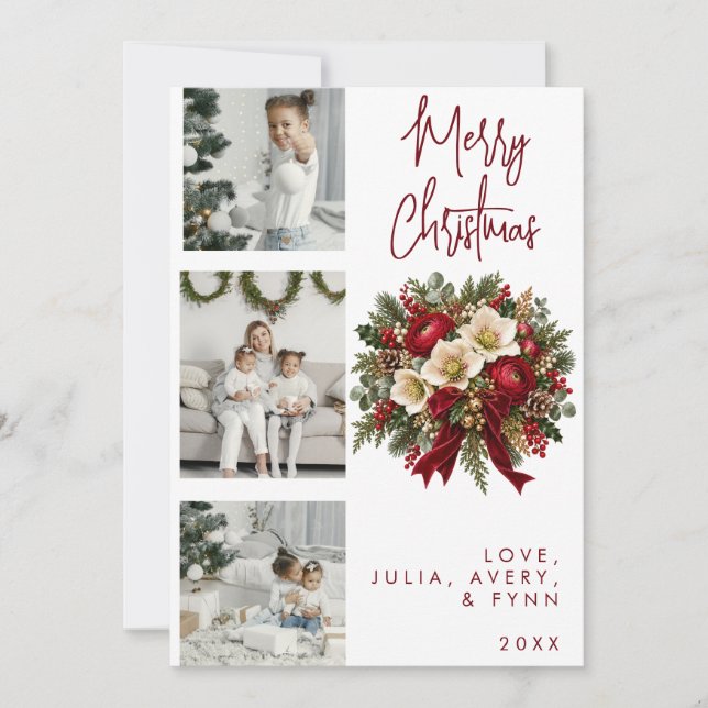 Modern Julkort med livfull design Inbjudningar (Framsida)