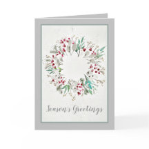 Modern julkrans av Holly Pine jul