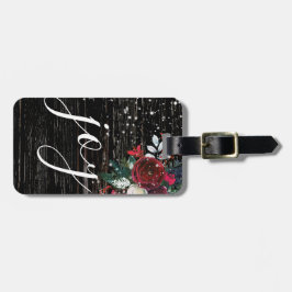 Modern julljul-Blommigt Bagagebricka