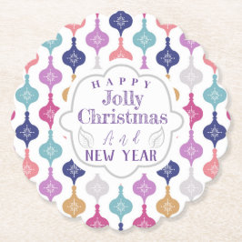 Modern julprydnad underlägg papper