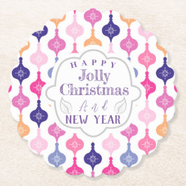 Modern julprydnad underlägg papper