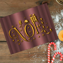 Modern julros Guld Noël