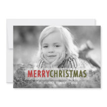 Modern julskål | Helgdag-fotokort