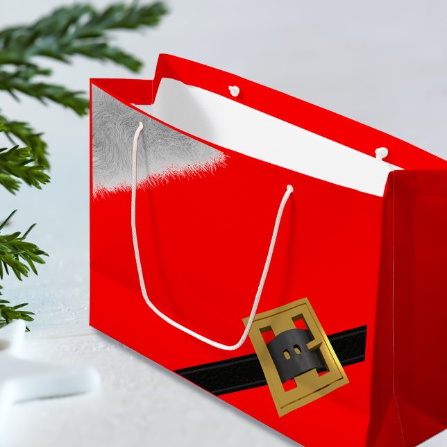 Modern Jultomten Kostym-julen - Röda Helgdag (Fun and festive gift bag just for you)
