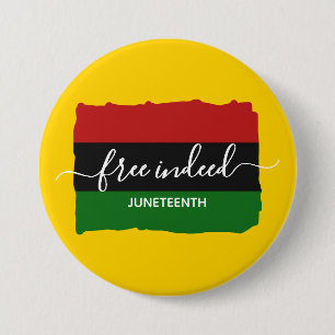 Modern JUNETEENTH Fri i sanning Knapp