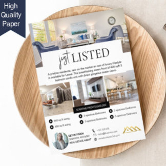 Modern just Listat Real Gods Flygblad