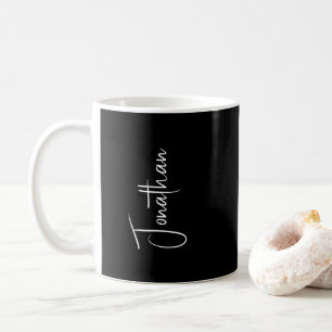 Modern Kaffe koppar Script Namn Elegant-mall för