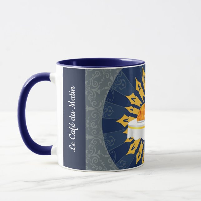 Modern kaffebar Deco-estetik Personlig Mugg (Vänster)