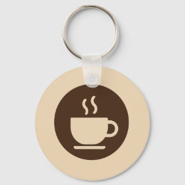 ☕ Modern kaffesäljare - Lojalty och Affärskort Nyckelring