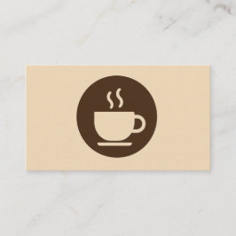 ☕ Modern kaffesäljare - Lojalty och Affärskort Visitkort