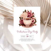 Modern kaffeValentineser Galentines Party