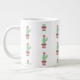 Modern kaktus krukväxt Enkel Jumbo Mugg