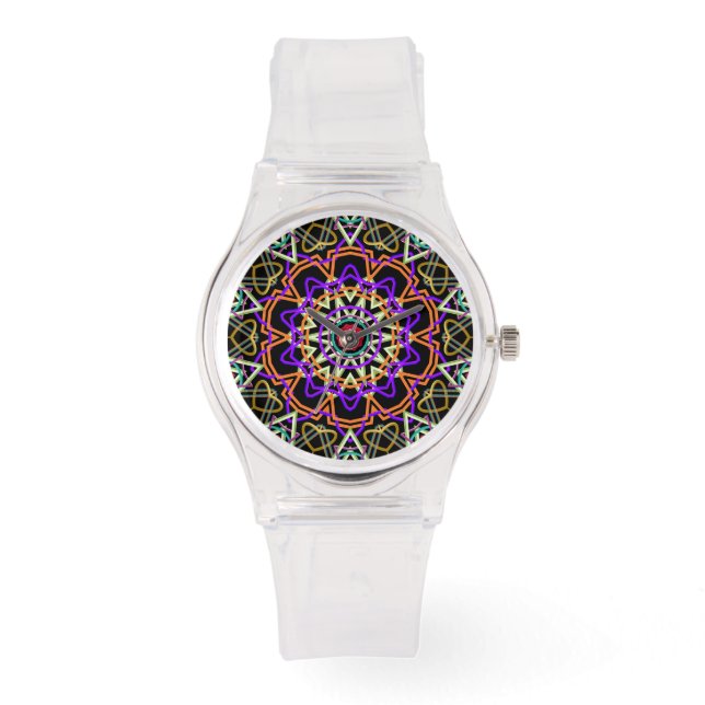 Modern kalejdoskop armbandsur (Framsida)