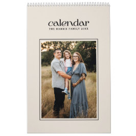 Modern kalender för enkel Snyggt