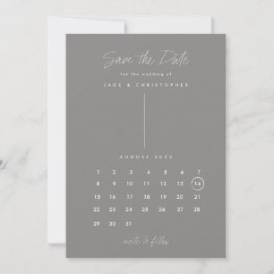Modern kalender spara datum datumet