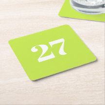 Modern kalk grön anpassningsbar födelsedag år