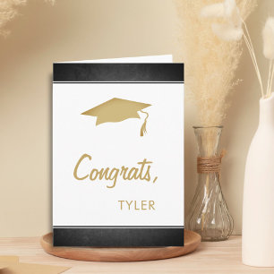 Modern kalkboard Gratulerara Student Studenten Kort