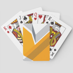 Modern, kall, moderiktig, stads- enkel geometrisk casinokort