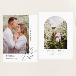 Modern kallgrafi - bild - spara datum inbjudningar