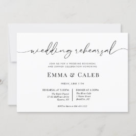 Modern kallgrafiklammersvarvmiddag inbjudningar