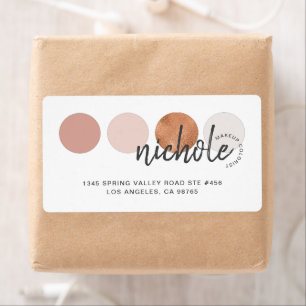 Modern kalligrafi Färg Palette Makeup Artist L Fraktsedel