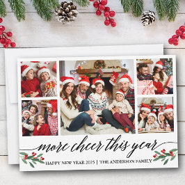 Modern kalligrafi - mer schysst i år 5-foto julkort