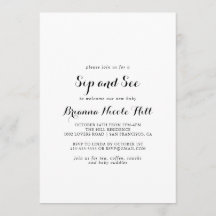 Modern Kalligrafi Sip and See