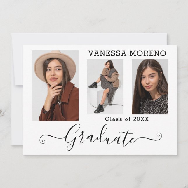 Modern kalligrafi, skript 3 Photo White Studenten Meddelande (Framsida)