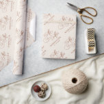 Modern kalligrafi-tidslinje utan teracotta bröllop presentpapper<br><div class="desc">En tidslängd och elegant terracotta bröllop som omsluter papper med förfinat kalligrafiskript på klassisk bakgrund,  perfekt för ett formellt och sofistikerat bröllop firande. Kontakta mig gärna om du vill ha anpassade eller ytterligare produkter med den här designen.</div>