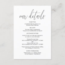 Modern kalligrafi, uppgifter om Bröllop, informati