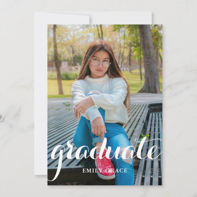 Modern kalligraphy studenten-annonseringsfoto meddelande (Framsida)