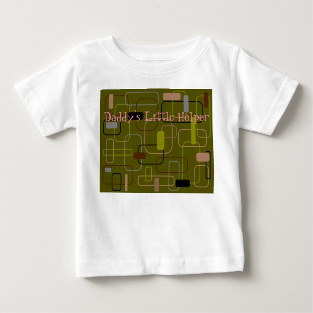 Modern kamouflage i mitten av århundradet t shirt (Framsida)