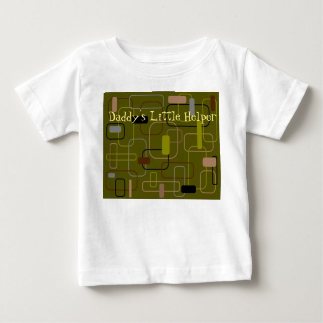 Modern kamouflage i mitten av århundradet t shirt (Framsida)