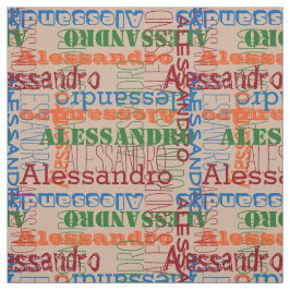 Modern känd Collage för dämpad strålkastare Tyg