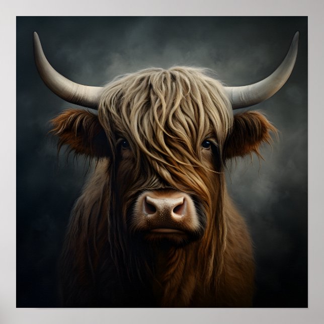 Modern känsloladdad konst poster väggkonst (Framsidan)