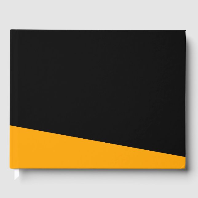 Modern kapning av gyllene Gulter runt säck på svar Gästböcker (Framsida)