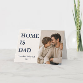 Modern kärlek är Dad fotokort - Fars dag Kort