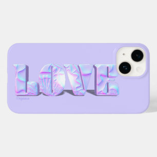 Modern Kärlek Design Lila Fodral-Mate iphone case