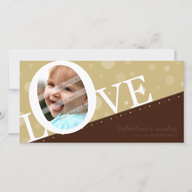 MODERN KÄRLEK FOTOCARD: LOVEbubble L3 Julkort (Framsida)