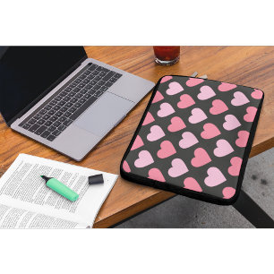 Modern Kärlek Heart Mönster Laptop Fodral