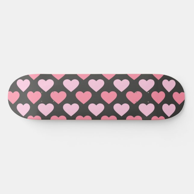 Modern Kärlek Heart Mönster Mini Skateboard Bräda 18,5 Cm (Horz)