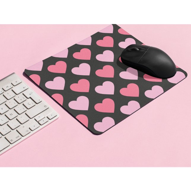 Modern Kärlek Heart Mönster Musmatta (Skapare uppladdad)