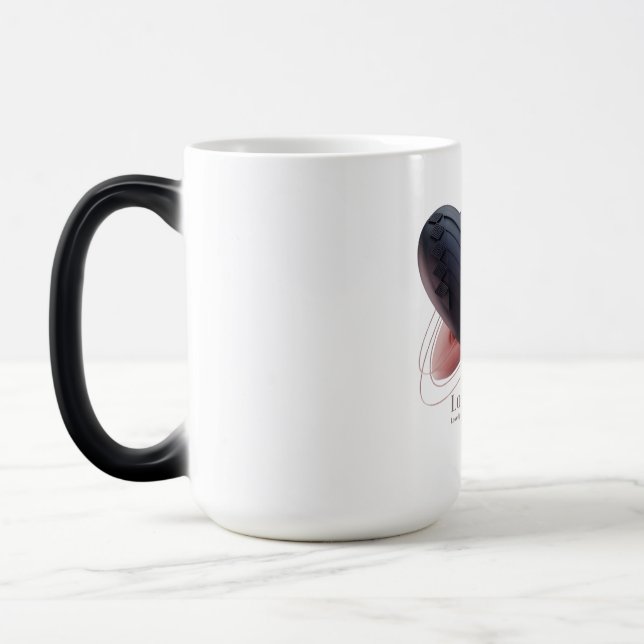 Modern Kärlek Hearts Mugg (Vänster)