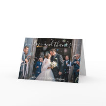 Modern Kärlek och tack, Photo Simple Bröllop