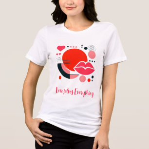 Modern Kärlek Pop Art T Shirt