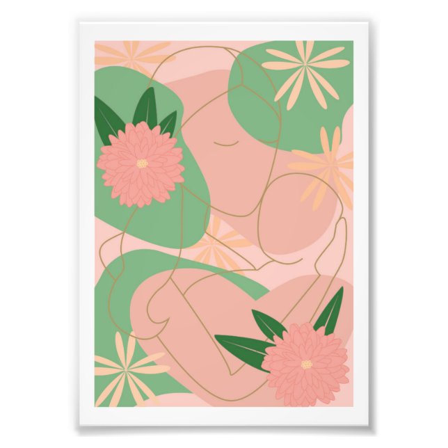 Modern kärlek_Rosa Fototryck (Framsidan)