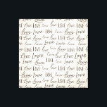 Modern "Kärlek"-typografi på Parchment, Canvastryck<br><div class="desc">Gratulera till romantik och visa engagemang med vår "eviga skript" Modern "Kärlek"-typografi på Kanvastrycket Parchment. Denna elegant och det tidlösa biet är en perfekt gåva till nygifta, som fångar andan i sin union på ett snyggt och modernt sätt. Med ord "Kärlek" som upprepas i en mängd moderna handskrivna och manusskrivna...</div>