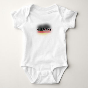 Modern Kärlek Tysklanda Flagga Europa Souvenir T Shirt