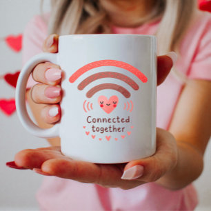 Modern Kärlek Valentine Kaffemugg